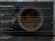 Tablet Screenshot of bloodandbutter.blogspot.com