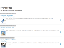 Tablet Screenshot of francofilesfunfacts.blogspot.com