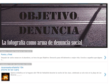 Tablet Screenshot of objetivodenuncia.blogspot.com