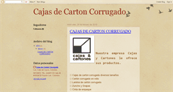Desktop Screenshot of cajasdecartoncorrugado.blogspot.com