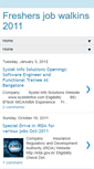 Mobile Screenshot of freshers-jobs-walkins.blogspot.com