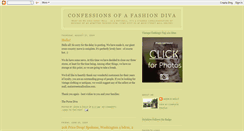 Desktop Screenshot of fashiondivaconfessions.blogspot.com