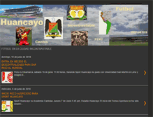 Tablet Screenshot of futbol-huancayo.blogspot.com