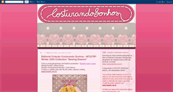 Desktop Screenshot of costurando-sonhos.blogspot.com