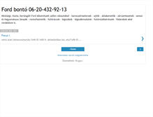 Tablet Screenshot of fordbonto.blogspot.com