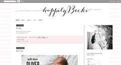 Desktop Screenshot of happilybecki.blogspot.com