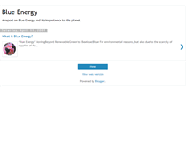 Tablet Screenshot of blueenergyreport.blogspot.com