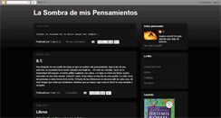 Desktop Screenshot of lasombrademispensamientos.blogspot.com