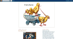 Desktop Screenshot of 5lilchicks.blogspot.com