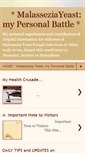 Mobile Screenshot of malasseziayeast-mypersonal-battle.blogspot.com