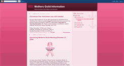 Desktop Screenshot of mothersguild.blogspot.com