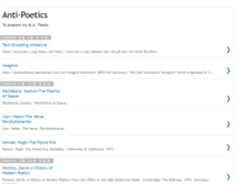 Tablet Screenshot of anti-poetics.blogspot.com