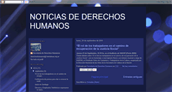 Desktop Screenshot of noticias-ddhh.blogspot.com