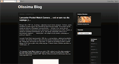 Desktop Screenshot of olissima.blogspot.com