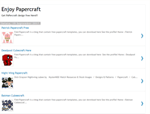 Tablet Screenshot of foldpapercraft.blogspot.com
