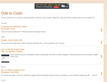Tablet Screenshot of ode2code.blogspot.com