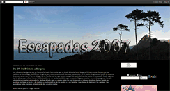 Desktop Screenshot of escapadas2007.blogspot.com