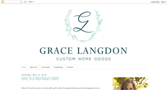 Desktop Screenshot of gracelangdon.blogspot.com