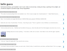 Tablet Screenshot of belleguava.blogspot.com