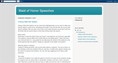 Desktop Screenshot of maidofhonorspeechs.blogspot.com