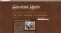 Desktop Screenshot of holiday-heidi.blogspot.com