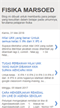 Mobile Screenshot of fisikamarsoed.blogspot.com