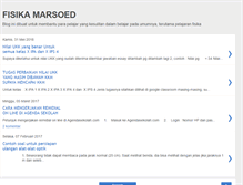 Tablet Screenshot of fisikamarsoed.blogspot.com