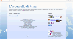 Desktop Screenshot of lacquarellodimina.blogspot.com