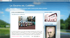 Desktop Screenshot of diariocumbres.blogspot.com