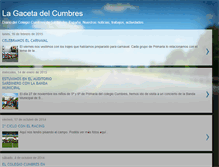 Tablet Screenshot of diariocumbres.blogspot.com