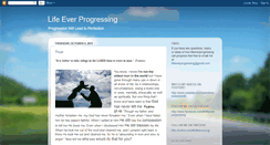 Desktop Screenshot of lifeeverprogressing.blogspot.com