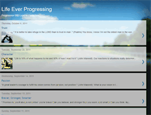 Tablet Screenshot of lifeeverprogressing.blogspot.com