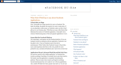 Desktop Screenshot of facebookhu-ha.blogspot.com