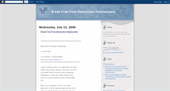 Desktop Screenshot of beating-depression.blogspot.com