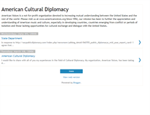 Tablet Screenshot of americanculturaldiplomacy.blogspot.com