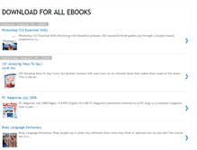 Tablet Screenshot of fulldl4ebooks.blogspot.com