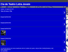 Tablet Screenshot of ciadeteatroletrajovem.blogspot.com