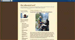 Desktop Screenshot of educatedserf.blogspot.com