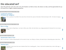 Tablet Screenshot of educatedserf.blogspot.com