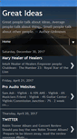 Mobile Screenshot of greatideaslog.blogspot.com
