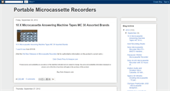 Desktop Screenshot of newportablerecorders.blogspot.com