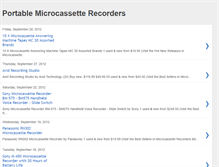 Tablet Screenshot of newportablerecorders.blogspot.com