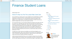 Desktop Screenshot of financestudentloans.blogspot.com