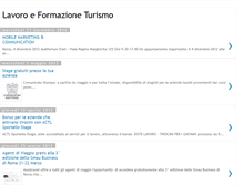 Tablet Screenshot of lavoroeformazioneturismo.blogspot.com