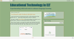 Desktop Screenshot of educationaltechnologyinelt.blogspot.com