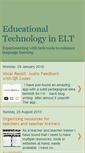 Mobile Screenshot of educationaltechnologyinelt.blogspot.com