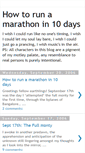 Mobile Screenshot of how-to-run-a-marathon-in-ten-days.blogspot.com