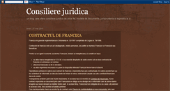 Desktop Screenshot of consiliere-juridica-online.blogspot.com