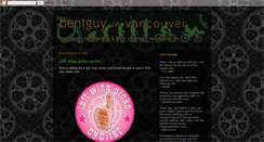 Desktop Screenshot of bentguy.blogspot.com