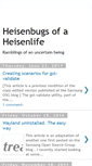 Mobile Screenshot of heisenbugs.blogspot.com